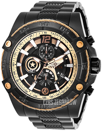 Invicta Marvel Czarny/Stal Ø52 mm 26795