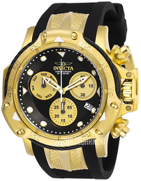 Invicta Subaqua Czarny/Stal w odcieniu złota Ø55.45 mm 26965