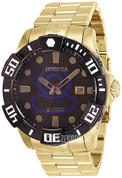 Invicta Pro Diver Czarny/Stal w odcieniu złota Ø46 mm 26979