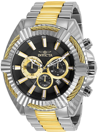 Invicta Bolt Czarny/Stal w odcieniu złota Ø50 mm 27194