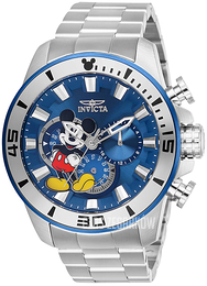 Invicta Disney Niebieski/Stal Ø48.5 mm 27362