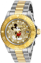 Invicta Disney Żółte złoto/Stal w odcieniu złota Ø40 mm 27382