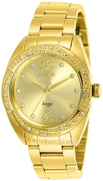 Invicta Angel Żółte złoto/Stal w odcieniu złota Ø35 mm 27457