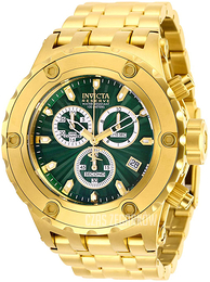 Invicta Subaqua Zielony/Stal w odcieniu złota Ø52 mm 27820
