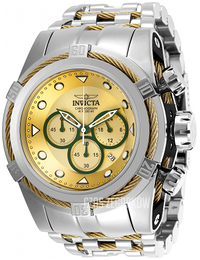 Invicta Bolt Żółte złoto/Stal Ø53 mm 27849
