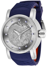 Invicta S1 Rally Srebrny/Guma Ø48 mm 28170