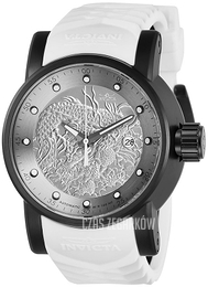 Invicta S1 Rally Srebrny/Guma Ø48 mm 28175