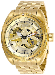 Invicta Aviator Żółte złoto/Stal w odcieniu złota Ø50 mm 28211