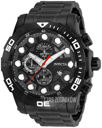 Invicta Czarny/Stal Ø54 mm 28266