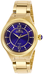 Invicta Angel Niebieski/Stal w odcieniu złota Ø35 mm 28281