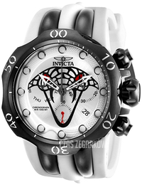Invicta Venom Srebrny/Stal Ø53.7 mm 28385