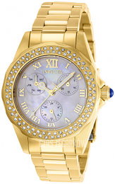 Invicta Angel Biały/Stal w odcieniu złota Ø38 mm 28438