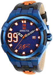 Invicta Jason Taylor Niebieski/Skóra Ø48 mm 28524