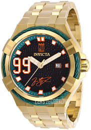 Invicta Jason Taylor Czarny/Stal w odcieniu złota Ø48 mm 28526
