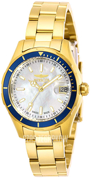 Invicta Pro Diver Biały/Stal w odcieniu złota Ø34 mm 28646