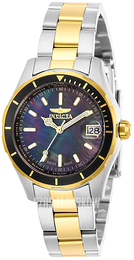Invicta Pro Diver Czarny/Stal w odcieniu złota Ø34 mm 28647