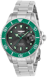 Invicta Pro Diver Szary/Stal Ø38 mm 28729
