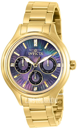Invicta Angel Wielokolorowy/Stal w odcieniu złota Ø38 mm 28735