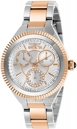 Invicta Angel Srebrny/Stal w kolorze różowego złota Ø36 mm 28820