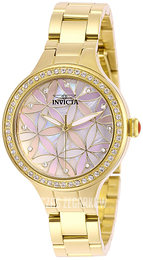 Invicta Wildflower Wielokolorowy/Stal w odcieniu złota Ø34 mm 28822