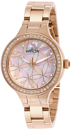 Invicta Wildflower Wielokolorowy/Stal w kolorze różowego złota Ø34 mm 28824