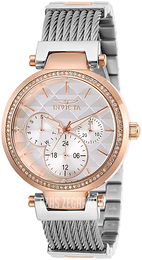 Invicta Angel Biały/Stal w kolorze różowego złota Ø36 mm 28922