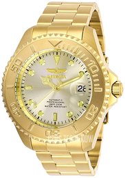 Invicta Pro Diver Szampański/Stal w odcieniu złota Ø47 mm 28950
