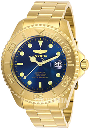Invicta Pro Diver Niebieski/Stal w odcieniu złota Ø47 mm 28951