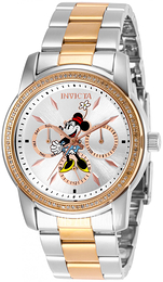 Invicta Disney Srebrny/Stal w kolorze różowego złota Ø38 mm 29248
