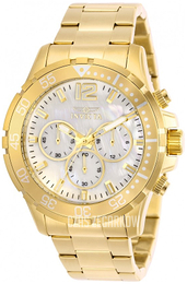 Invicta Pro Diver Biały/Stal w odcieniu złota Ø45 mm 29460