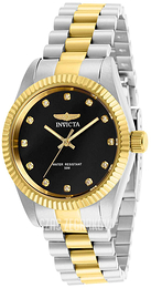 Invicta Specialty Czarny/Stal w odcieniu złota Ø36 mm 29509
