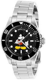 Invicta Disney Czarny/Stal Ø36 mm 29672