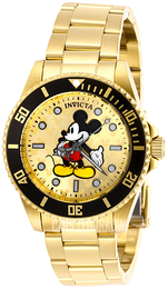Invicta Disney Żółte złoto/Stal w odcieniu złota Ø36 mm 29673