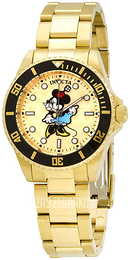 Invicta Disney Żółte złoto/Stal w odcieniu złota Ø36 mm 29676