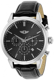 Invicta Czarny/Skóra Ø44 mm 29866