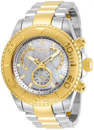 Invicta Reserve Biały/Stal w odcieniu złota Ø47 mm 29963