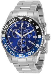 Invicta Reserve Niebieski/Stal Ø44 mm 29982