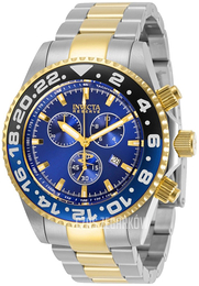 Invicta Reserve Niebieski/Stal w odcieniu złota Ø44 mm 29984