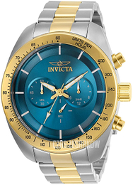 Invicta Speedway Niebieski/Stal w odcieniu złota Ø48 mm 30035