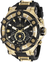Invicta Bolt Czarny/Stal w odcieniu złota Ø52 mm 30040