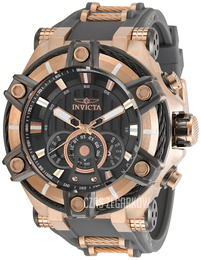 Invicta Bolt Szary/Stal w kolorze różowego złota Ø52 mm 30042