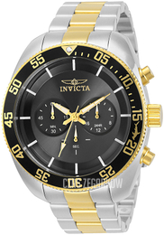 Invicta Pro Diver Czarny/Stal w odcieniu złota Ø48 mm 30058