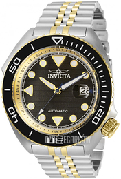Invicta Czarny/Stal w odcieniu złota Ø47 mm 30417