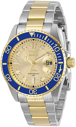 Invicta Pro Diver Żółte złoto/Stal w odcieniu złota Ø38 mm 30482