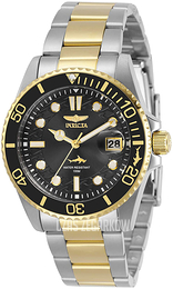 Invicta Pro Diver Czarny/Stal w odcieniu złota Ø38 mm 30483