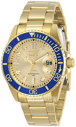 Invicta Pro Diver Żółte złoto/Stal w odcieniu złota Ø38 mm 30485