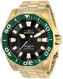 Invicta Czarny/Stal w odcieniu złota Ø53 mm 30516