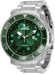 Invicta Pro Diver Zielony/Stal Ø52 mm 30562
