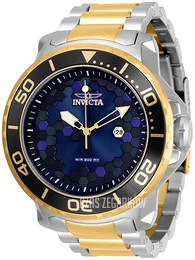 Invicta Pro Diver Niebieski/Stal w odcieniu złota Ø52 mm 30564