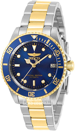 Invicta Niebieski/Stal w odcieniu złota Ø36 mm 30604